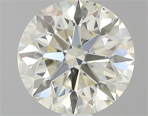 Picture of 0.80 Carats, Round with Excellent Cut, L Color, SI1 Clarity and Certified by GIA