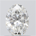 0.51 Carats, Oval E Color, SI2 Clarity and Certified by GIA