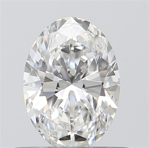 Picture of 0.51 Carats, Oval E Color, SI2 Clarity and Certified by GIA