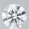 Lab Created Diamond 7.09 Carats, Round with Ideal Cut, E Color, VS2 Clarity and Certified by IGI