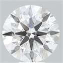 Lab Created Diamond 7.71 Carats, Round with Ideal Cut, F Color, VS1 Clarity and Certified by IGI