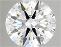 Lab Created Diamond 2.24 Carats, Round with ideal Cut, E Color, vvs2 Clarity and Certified by IGI