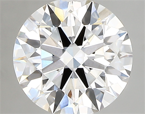 Picture of Lab Created Diamond 2.24 Carats, Round with ideal Cut, E Color, vvs2 Clarity and Certified by IGI