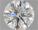 0.41 Carats, Round with Excellent Cut, D Color, IF Clarity and Certified by GIA