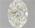 0.80 Carats, Oval J Color, SI2 Clarity and Certified by GIA