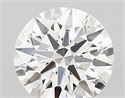 Lab Created Diamond 1.13 Carats, Round with ideal Cut, D Color, vvs1 Clarity and Certified by IGI