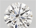 Lab Created Diamond 1.11 Carats, Round with ideal Cut, F Color, vvs2 Clarity and Certified by IGI