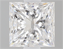 0.65 Carats, Princess D Color, VS1 Clarity and Certified by GIA
