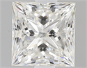 1.00 Carats, Princess G Color, SI1 Clarity and Certified by GIA