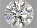0.53 Carats, Round with Excellent Cut, G Color, SI1 Clarity and Certified by GIA