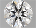 0.40 Carats, Round with Excellent Cut, F Color, VVS2 Clarity and Certified by GIA