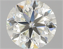 0.70 Carats, Round with Very Good Cut, L Color, VS1 Clarity and Certified by GIA