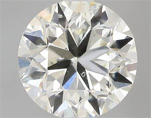 Picture of 0.70 Carats, Round with Very Good Cut, L Color, SI1 Clarity and Certified by GIA