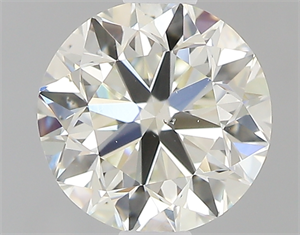 Picture of 0.70 Carats, Round with Very Good Cut, L Color, VS2 Clarity and Certified by GIA