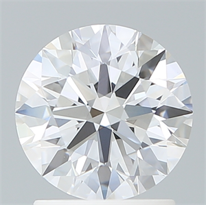 Picture of Lab Created Diamond 1.62 Carats, Round with Ideal Cut, D Color, VVS2 Clarity and Certified by IGI