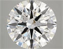 Lab Created Diamond 5.09 Carats, Round with excellent Cut, F Color, si1 Clarity and Certified by GIA