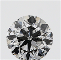 0.40 Carats, Round with Very Good Cut, H Color, I1 Clarity and Certified by GIA