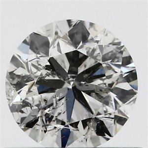 Picture of 0.50 Carats, Round with Very Good Cut, H Color, I2 Clarity and Certified by GIA