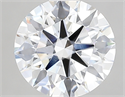 Del inventario de diamantes de laboratorio, 2.05 quilates, Redondo , Color F, claridad vvs2 y certificado IGI