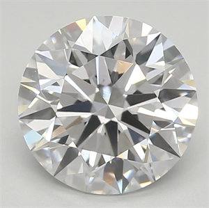 Foto Del inventario de diamantes de laboratorio, 2.03 quilates, Redondo , Color E, claridad vs1 y certificado IGI de