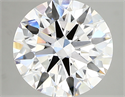 Lab Created Diamond 3.37 Carats, Round with ideal Cut, E Color, vvs2 Clarity and Certified by IGI