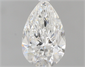 0.60 Carats, Pear F Color, SI2 Clarity and Certified by GIA