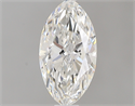 0.43 Carats, Marquise G Color, VVS1 Clarity and Certified by GIA