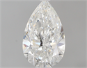 0.57 Carats, Pear G Color, I1 Clarity and Certified by GIA