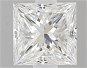 0.51 Carats, Princess F Color, SI2 Clarity and Certified by GIA