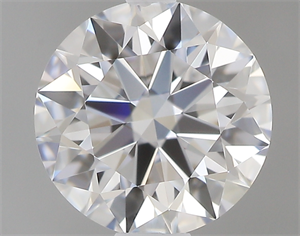 Picture of 0.59 Carats, Round with Excellent Cut, D Color, VVS1 Clarity and Certified by GIA