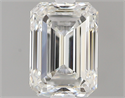 0.80 Carats, Emerald H Color, VVS2 Clarity and Certified by GIA
