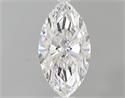 0.52 Carats, Marquise E Color, VVS2 Clarity and Certified by GIA