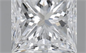 1.01 Carats, Princess D Color, VVS2 Clarity and Certified by GIA