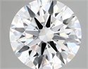 Lab Created Diamond 1.93 Carats, Round with ideal Cut, F Color, vs1 Clarity and Certified by IGI