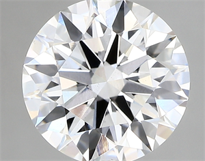 Picture of Lab Created Diamond 1.93 Carats, Round with ideal Cut, F Color, vs1 Clarity and Certified by IGI