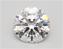 Lab Created Diamond 0.97 Carats, Round with ideal Cut, D Color, vvs2 Clarity and Certified by IGI