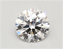 Lab Created Diamond 0.88 Carats, Round with ideal Cut, D Color, vvs2 Clarity and Certified by IGI