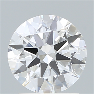 Picture of Lab Created Diamond 1.58 Carats, Round with Excellent Cut, D Color, VS1 Clarity and Certified by IGI