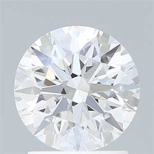 Picture of Lab Created Diamond 1.63 Carats, Round with Ideal Cut, F Color, VVS2 Clarity and Certified by IGI