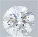 Lab Created Diamond 1.63 Carats, Round with Excellent Cut, E Color, VS1 Clarity and Certified by IGI