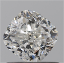 0.80 Carats, Cushion E Color, VVS2 Clarity and Certified by GIA