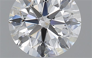 Picture of 0.90 Carats, Round with Excellent Cut, E Color, IF Clarity and Certified by GIA
