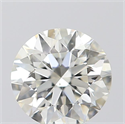 0.51 Carats, Round with Excellent Cut, I Color, VS2 Clarity and Certified by GIA