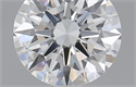 0.87 Carats, Round with Excellent Cut, F Color, VVS2 Clarity and Certified by GIA