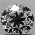 1.00 Carats, Round with Good Cut, H Color, VVS2 Clarity and Certified by GIA