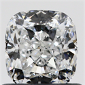 0.71 Carats, Cushion E Color, VS1 Clarity and Certified by GIA