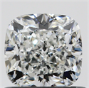 0.71 Carats, Cushion F Color, VS1 Clarity and Certified by GIA