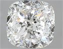 1.51 Carats, Cushion H Color, SI2 Clarity and Certified by GIA