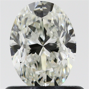 Picture of 0.70 Carats, Oval J Color, VVS2 Clarity and Certified by GIA