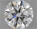 0.72 Carats, Round with Excellent Cut, F Color, IF Clarity and Certified by GIA